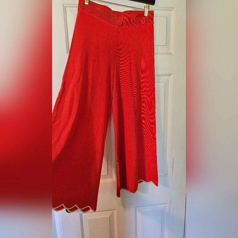 Wide leg Zara knit pants
